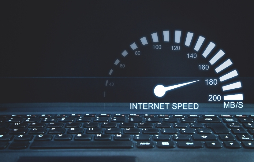 Interneto greičio testas naudojant VPN