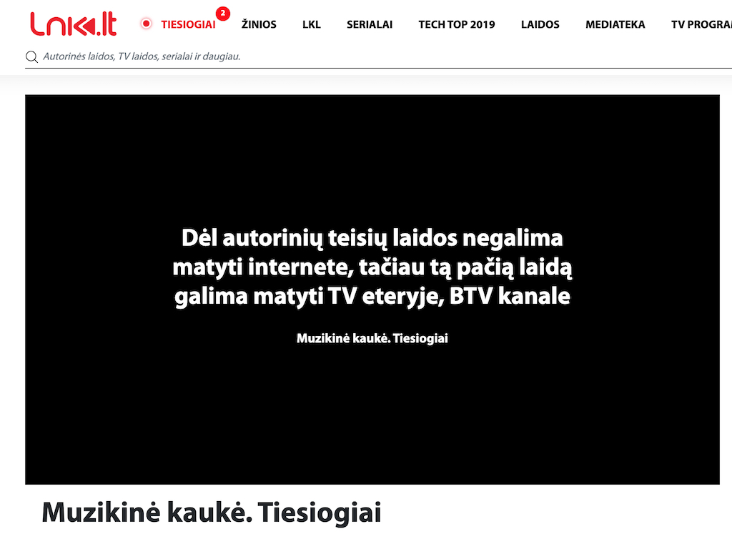 Anon lt Kaip i r ti Lietuvi k Televizij Internetu Nemokamai